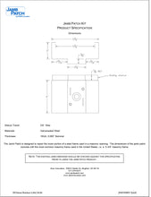 Load image into Gallery viewer, Door Jamb Repair Kit | Jamb Patch Specifications |  Rusted Door Frame Repair | Door Innovation