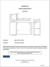 Load image into Gallery viewer, Door Jamb Repair Kit | Jamb Anchor Specifications | Rusted Door Frame Repair | Door Innovation